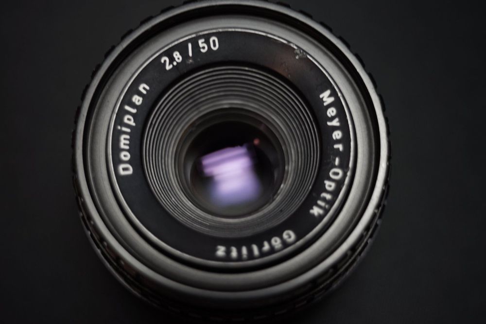 Objectif Photo Meyer-Optik Gorlitz Domiplan 2.8/50mm M42 - Plein Format, Manuel, Vintage