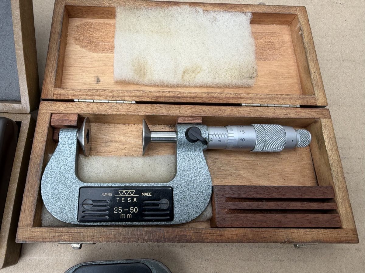 Tesa Misurare: 7 Stk Tesa Mikrometer 75-100mm 50-7 – Usato da Necker venduto da liq24 5
