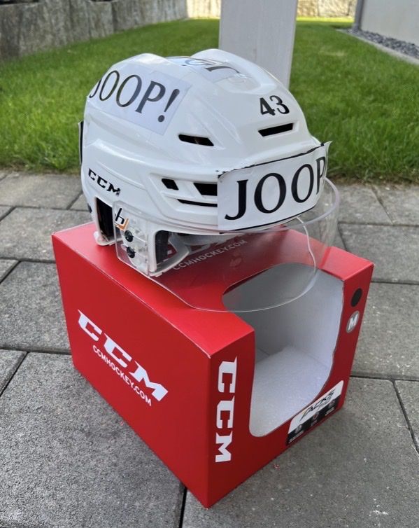 Ccm Caschi: Original EVZ Spielerhelm Jan Kovar #43 – Usato da Kallnach venduto da Chaesi89 3