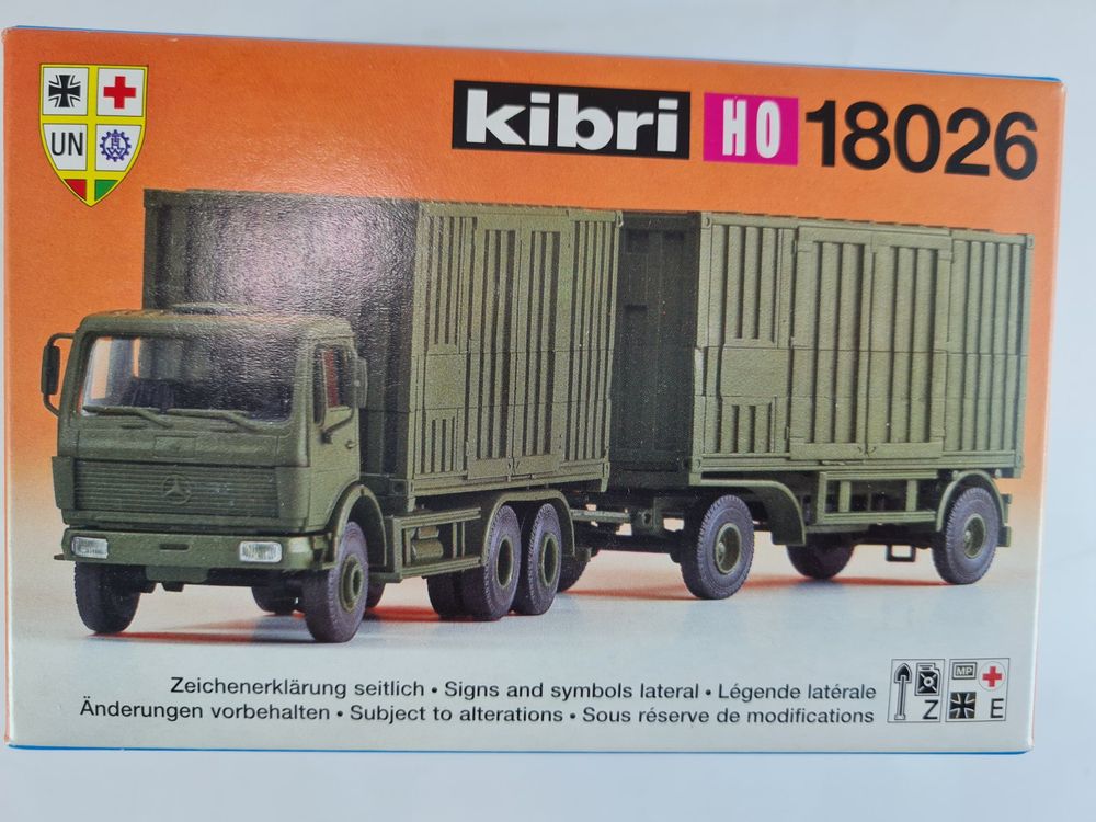 Kit De Montage Kibri 10407 MB Scheuerle 1/87 H0 - Camion Mercedes-Benz Rare, Allemagne