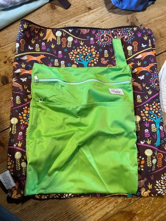 Nasstasche Stoffwindeln Planet Wise, 2er Set, super Zustand
