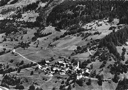 Deggio (TI) Veduta aerea della frazione Quinto Leventina G