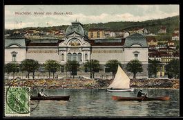 AK Neuchâtel, Musée des Beaux-Arts