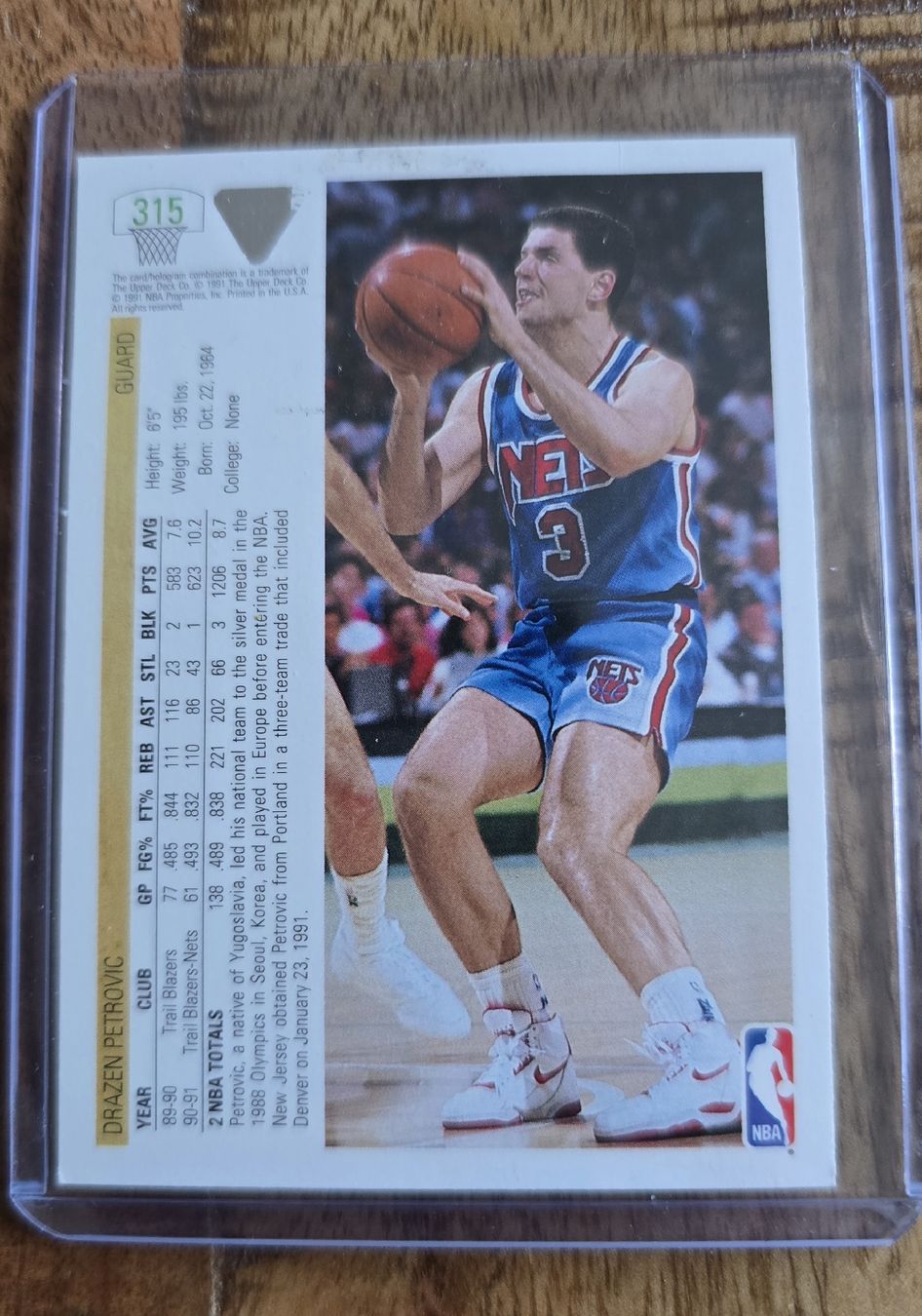 Cartoline: Drazen Petrovic - Upper Deck Card – Usato da Rotkreuz venduto da Titotesla 1