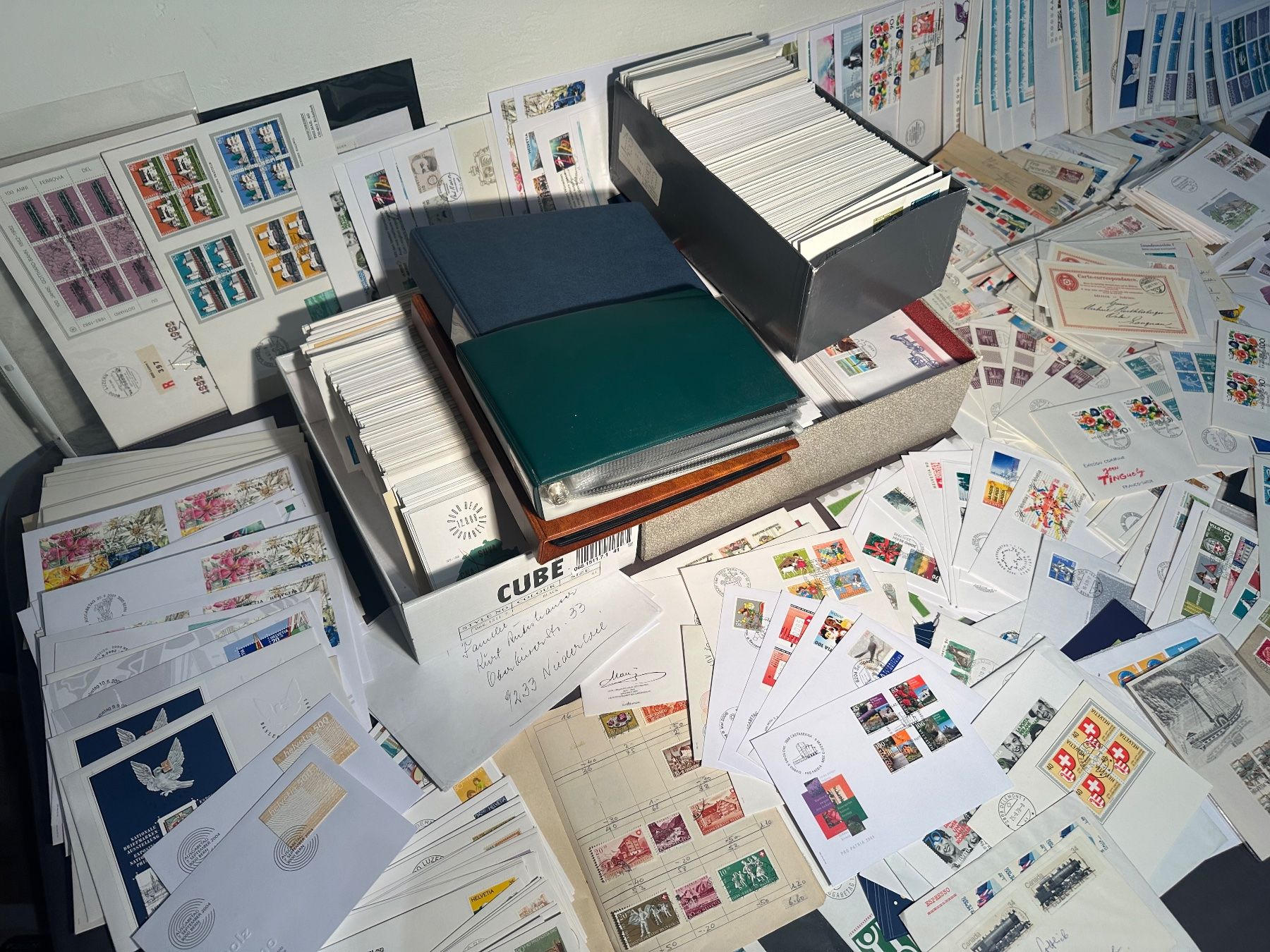 Alle Briefmarken: XXL Briefe Sammlung FDC Bedarfsbriefe usw. – Gebraucht aus Stettfurt von 2442 6