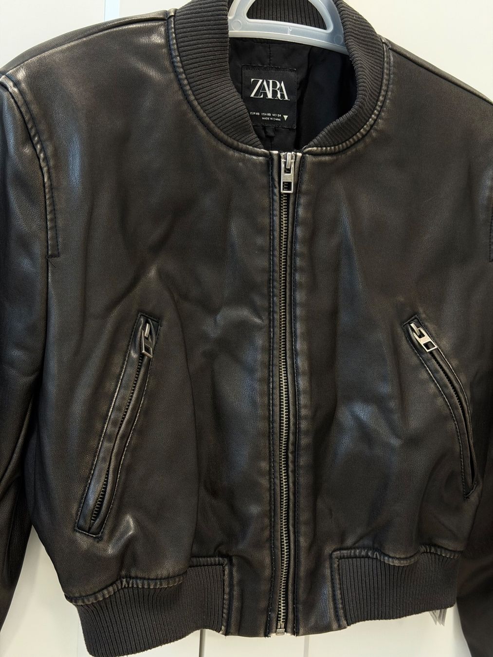 Zara Giacche: zara leder bomberjacke – Nuovo (secondo la descrizione) da Lengnau BE venduto da naa_y8xw 3