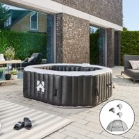 Outdoor Whirlpool DRIP 185cm + Kissen, Halter, Sonnendach