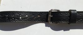 Hosengurt Herrengürtel Leder schwarz