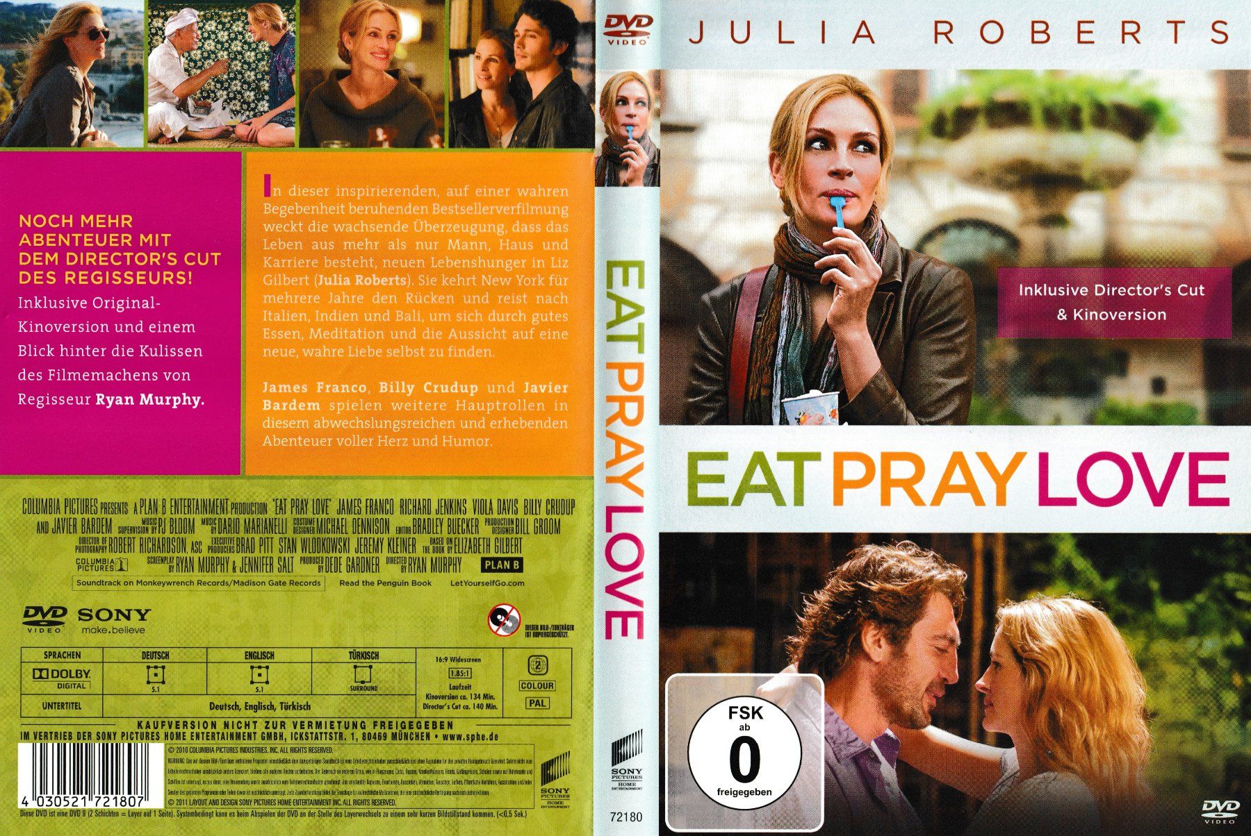 Tutti i DVDs: DVD - Eat, Pray, Love – Usato da Langnau am Albis venduto da MediaRescuerKeLoX