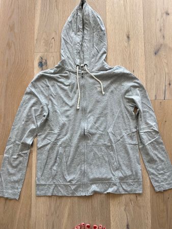 Abercrombie & Fitch Sweat Jäckli hell- u. dunkelgrau Gr. M
