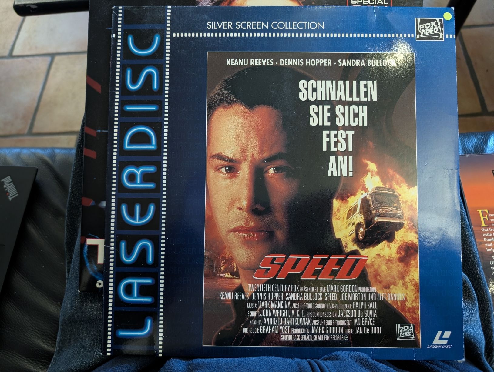Tutti i DVDs: Originale PAL Laserdisc: Speed mit Sandra Bullock – Usato da Breitenbach venduto da Dribbel