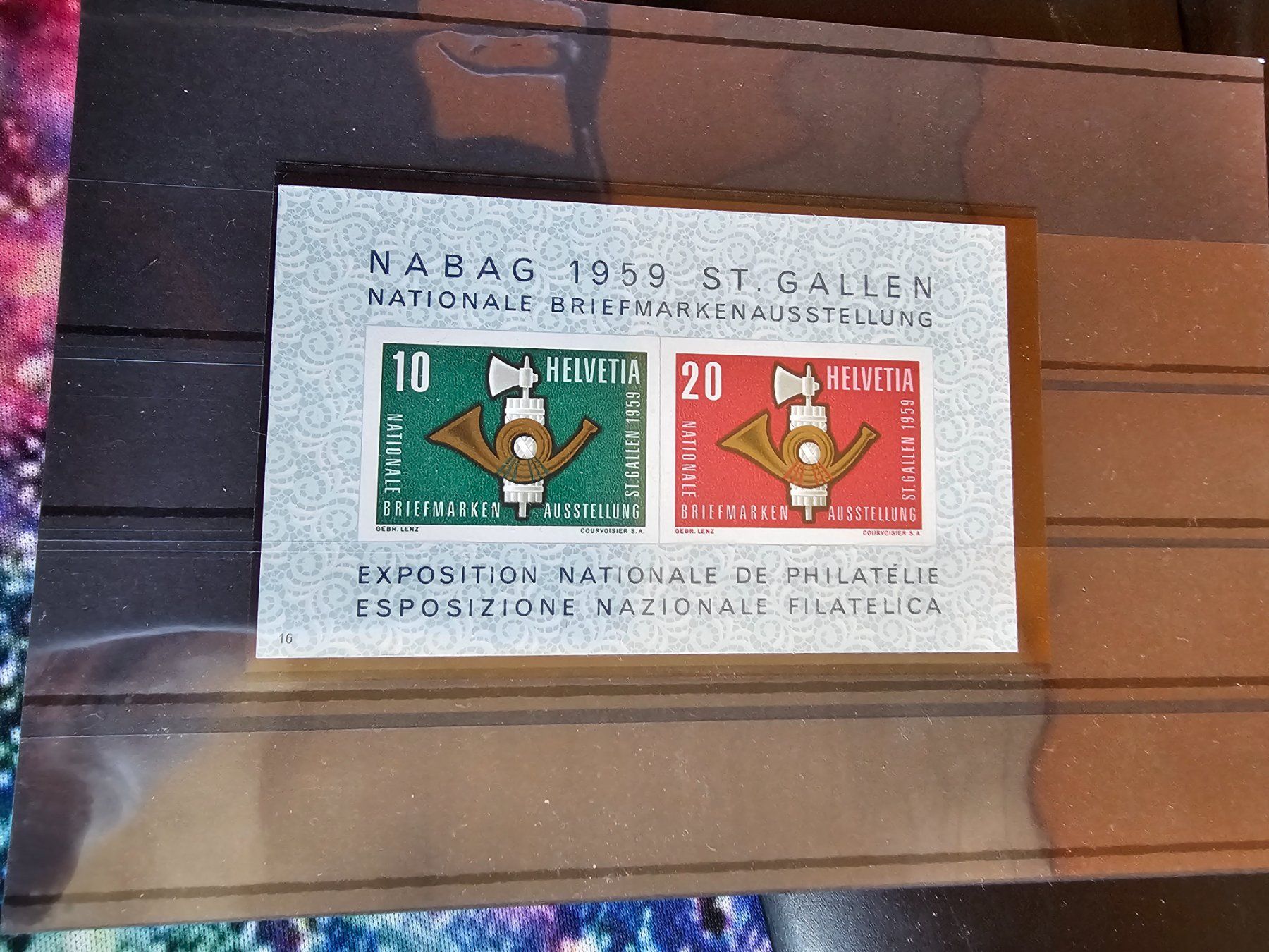 Tutti i francobolli: CH 1959 ** NABAG BLOCK – Usato da Dintikon venduto da bonita099