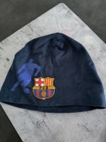 Mütze FC Barcelona Dunkelblau mit Fussballmotiv