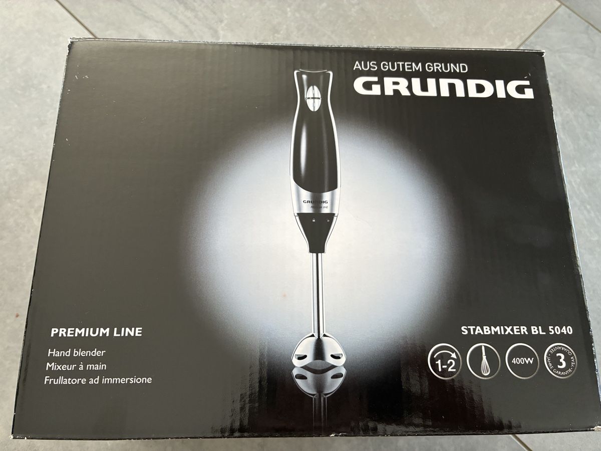 Grundig Elettrodomestici da cucina: Mixeur-plongeur Grundig – Nuovo e nell'imballaggio originale da Courgenay venduto da hertzogg 1