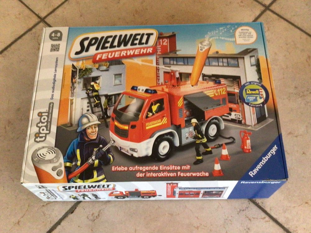 Ravensburger Tiptoi Feuerwehr Spielwelt - Gefahrguteinsatz Für Kinder