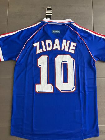 Trikot Frankreich, WM 1998, 10 Zidane, NEU