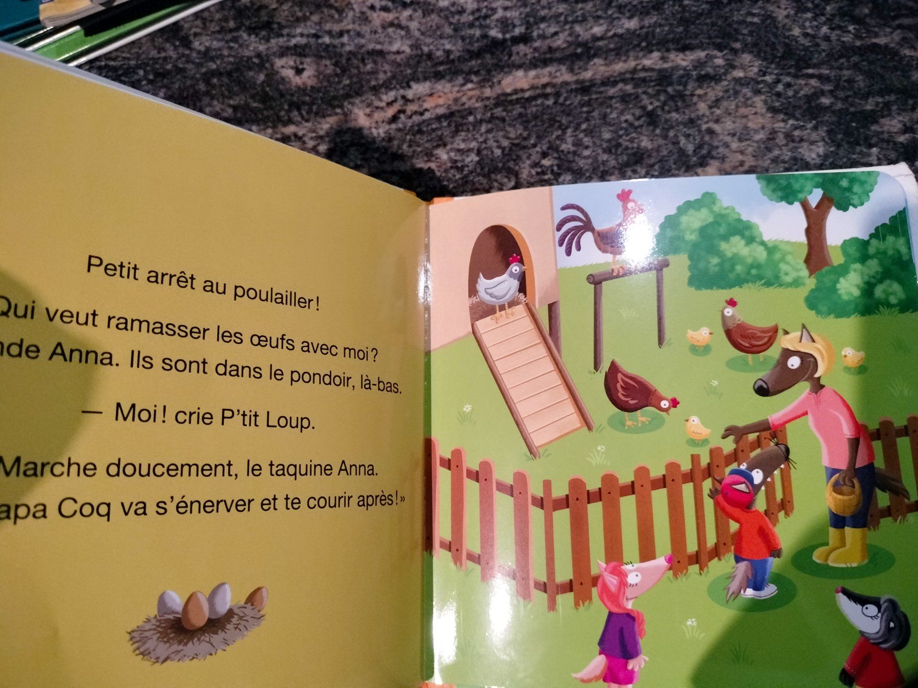 Bücher: P'tit loup visite une ferme – Gebraucht aus Cortaillod von rozinna 6