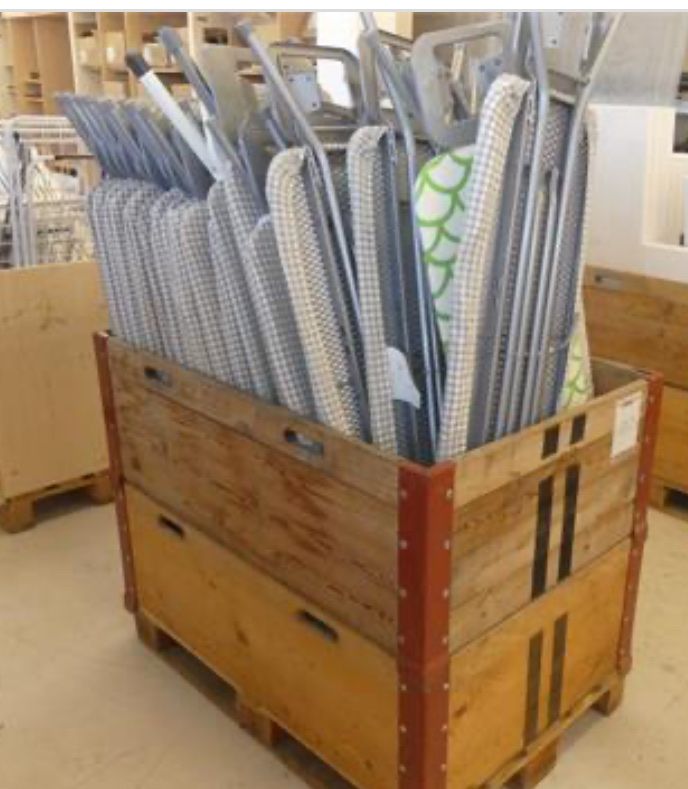 Assi da stiro: Palette mit 36 Bügelbretter – Nuovo (secondo la descrizione) da Lommis venduto da Kapilguna1