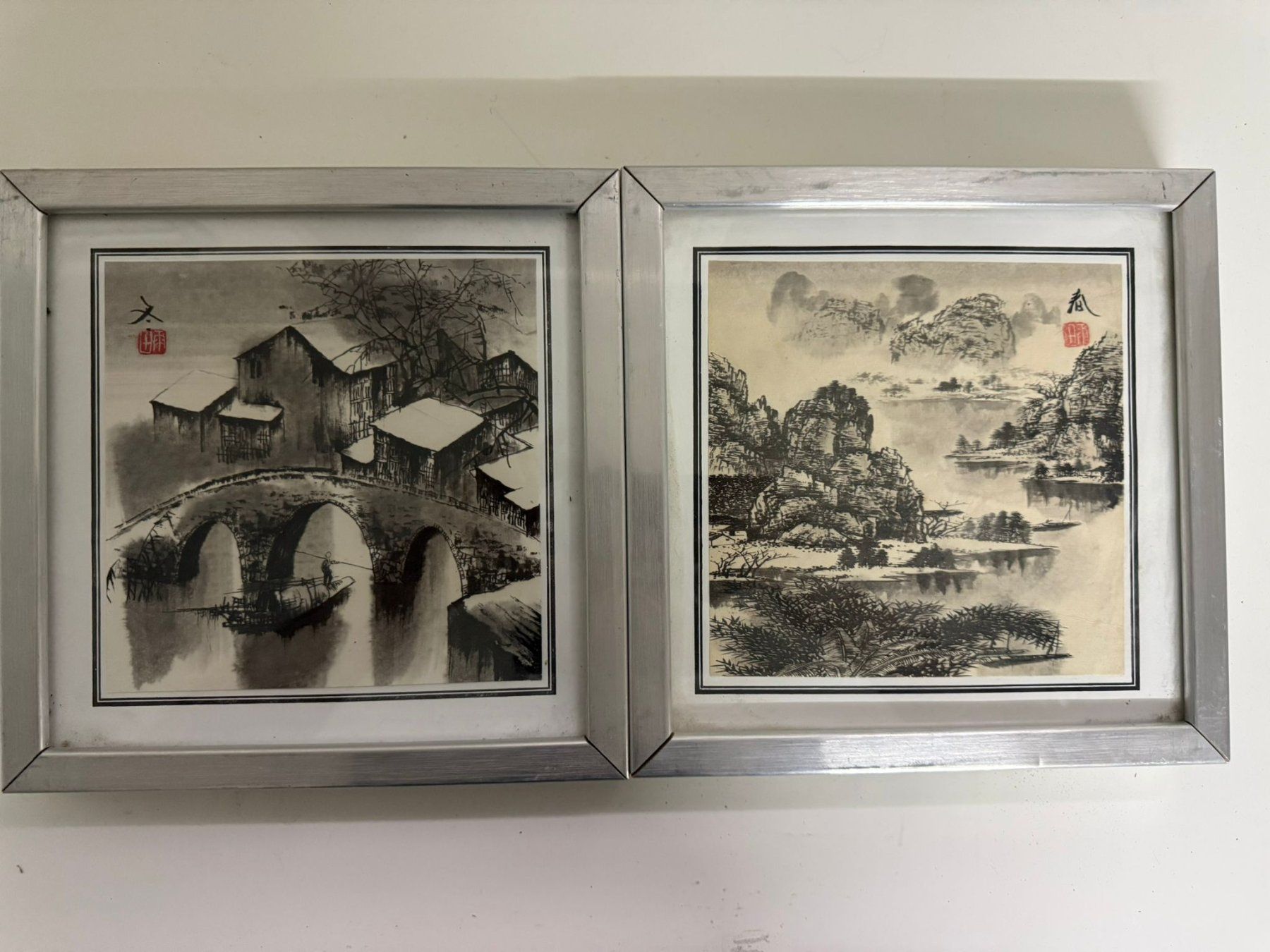 Foto & Immagini: Asiatische Tuschebilder / Landschaftsbilder – Usato da Bürglen TG venduto da Serathie 2