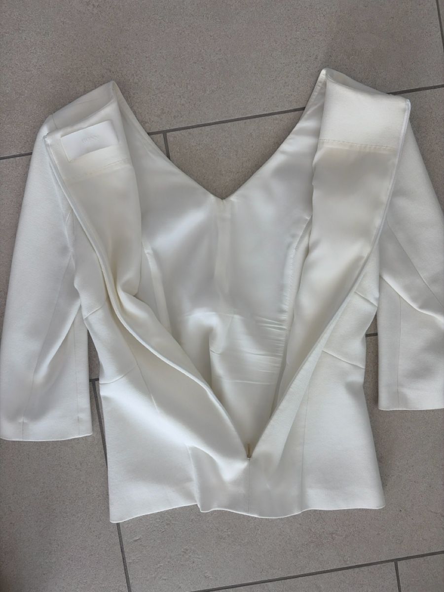 Hugo Boss Top: Hugo Boss Peplum Oberteil Weiss Gr. 36 Business Elegant – Nuovo (secondo la descrizione) da Wallisellen venduto da Lan_82sz 4