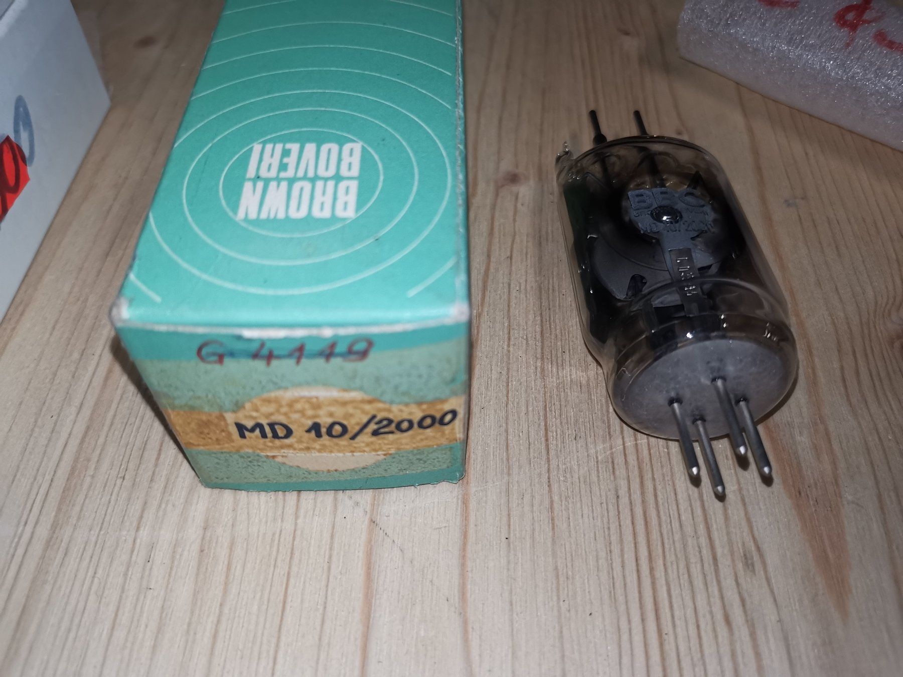 Componenti elettronici: BBC Elektronenröhre MD 10/2000 – Usato da Thalwil venduto da Joe500 4