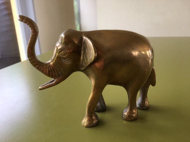Statuette: Messing Elefant    Höhe ca. 10.5 cm – Usato da Udligenswil venduto da Giordi3 1