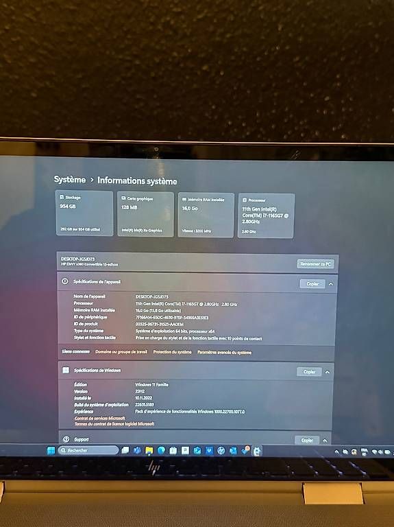 Notebook: Laptop HP Envy x360 – Usato da Meyrin venduto da mus_9ncx 4
