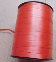 Geschenkband 741608 7mm x 500 m rotorange, Zierband, Basteln
