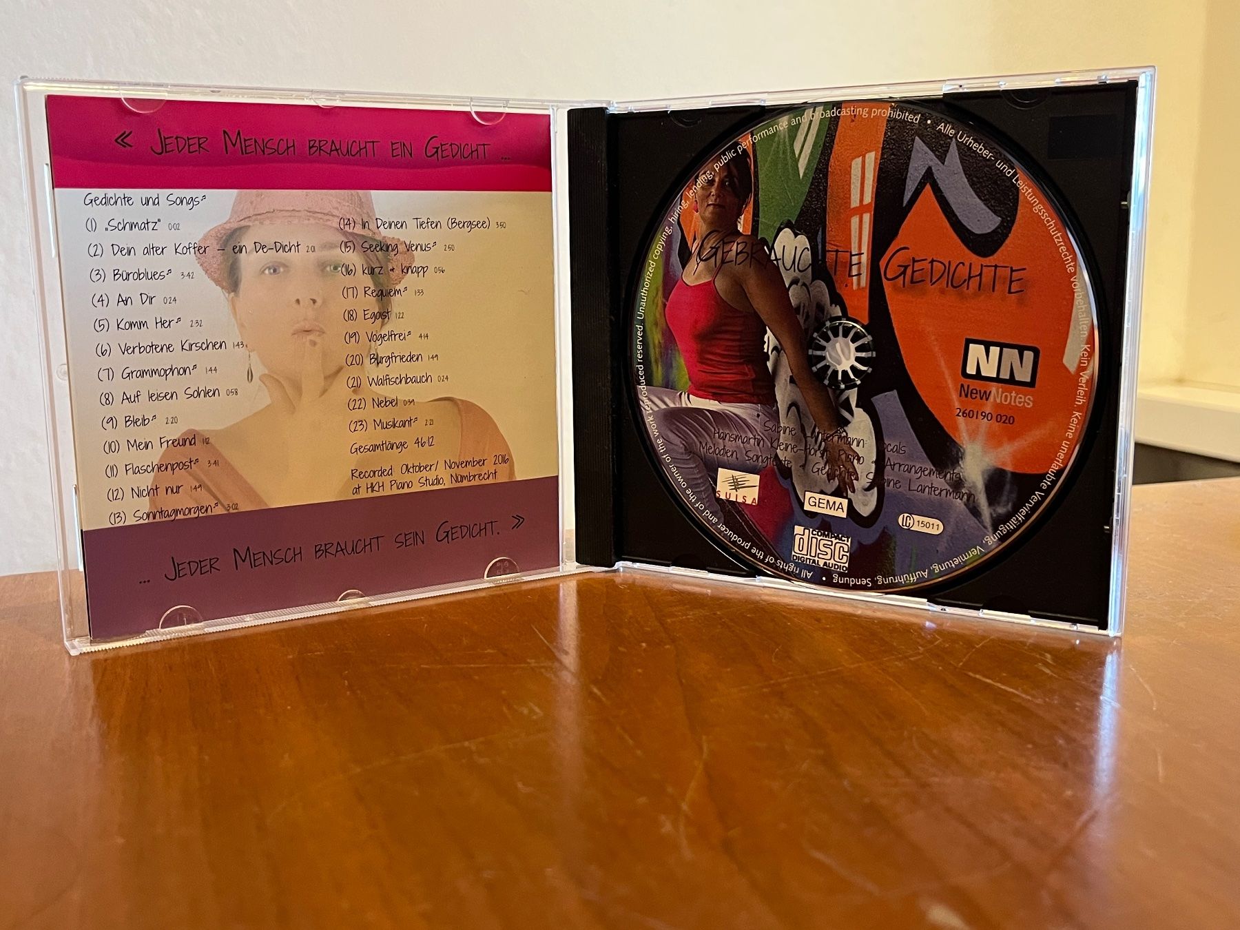CD: Lantina - Gebrauchte Gedichte – Nuovo (secondo la descrizione) da Küsnacht ZH venduto da swisssales.net 2