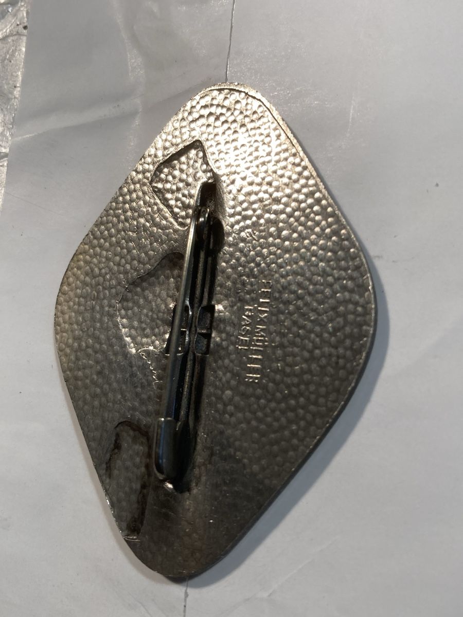 Basler Placchette & Badge: Basler Blaggedde Silber 1953 – Usato da Schneisingen venduto da Drehdreher 1