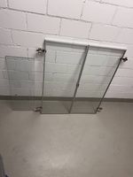 Ikea Billy Regal, 2x Vitrinentür + Glasboden