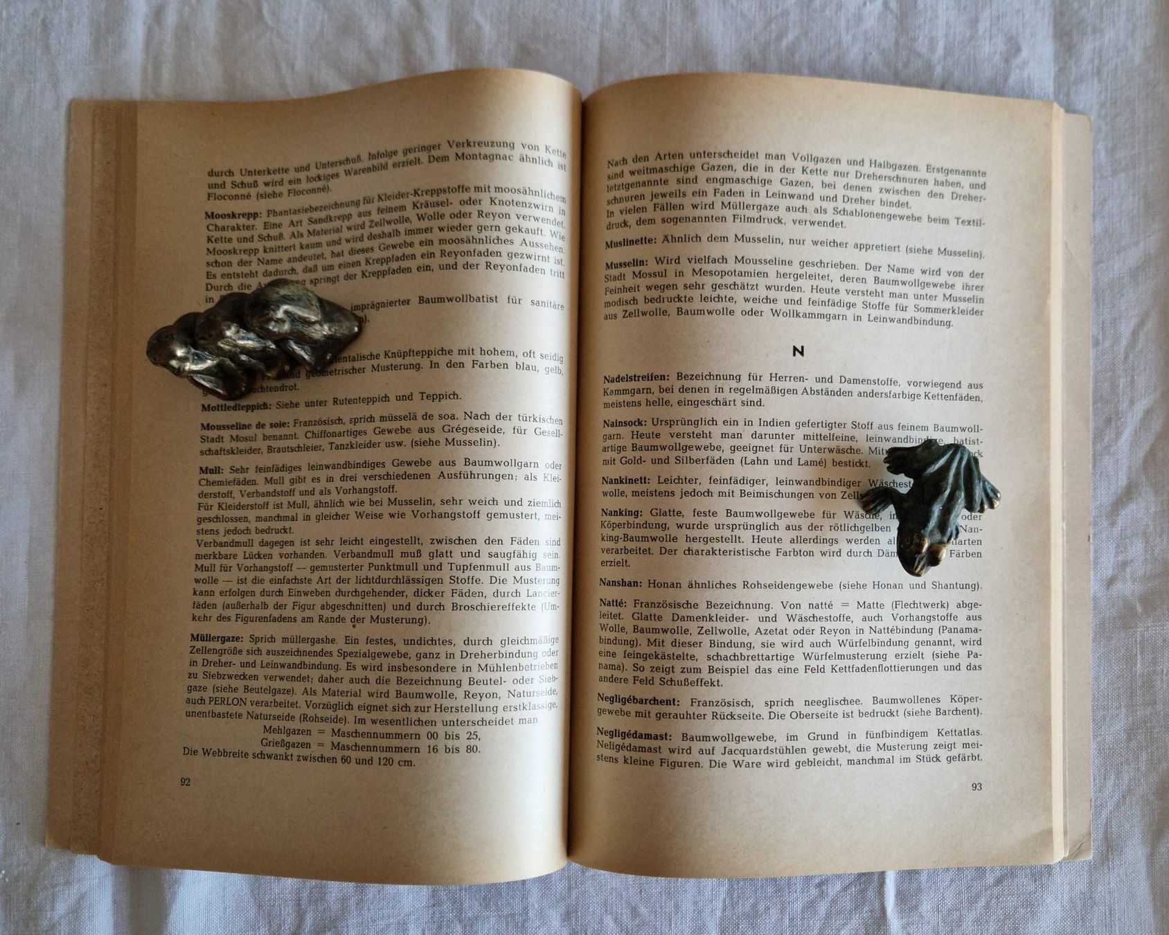 Libri: ABC der Stoffkunde Textilingenieur Kurt Hellmich 60-er Jahre – Usato da Zürich venduto da silver-team 5
