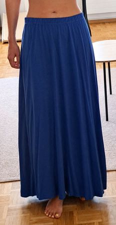 Jupe longue Zalando Essentials bleue taille M