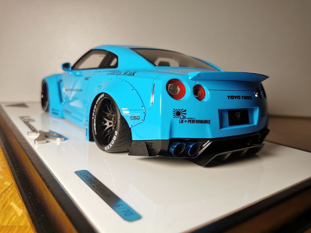 LB-Works Nissan GTR R35 1:18 make up (Neu und originalverpackt) in ...