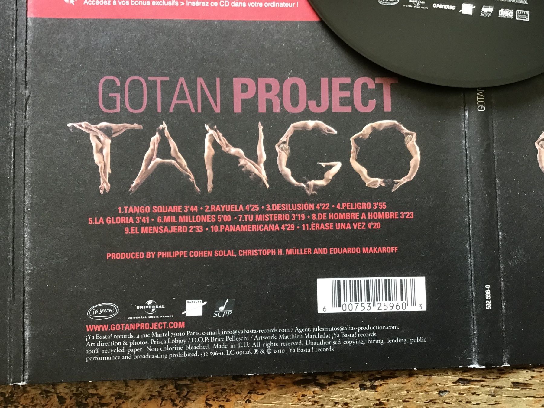 CD: CD Gotan « Tango 3.0 » – Usato da Fully venduto da Ruby97 5