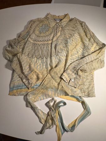 Max Mara Seidenbluse zum Binden GrM