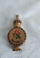 Bulgarische Vintage Parfüm Holzflasche