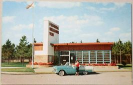 AK Florida Welcome You Information Station 1955 Chevrolet