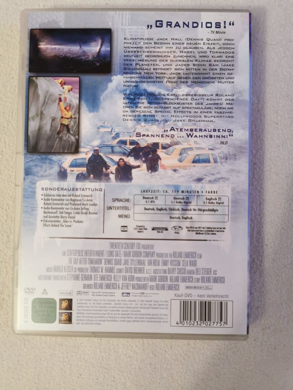 Tutti i DVDs: DVD The Day After Tomorrow – Usato da Wimmis venduto da hawaiiblume 1