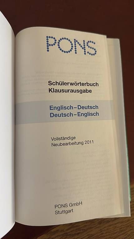 Libri: Pons Schülerwörterbuch Englisch – Usato da Rüthi (Rheintal) venduto da ine_98z7 3