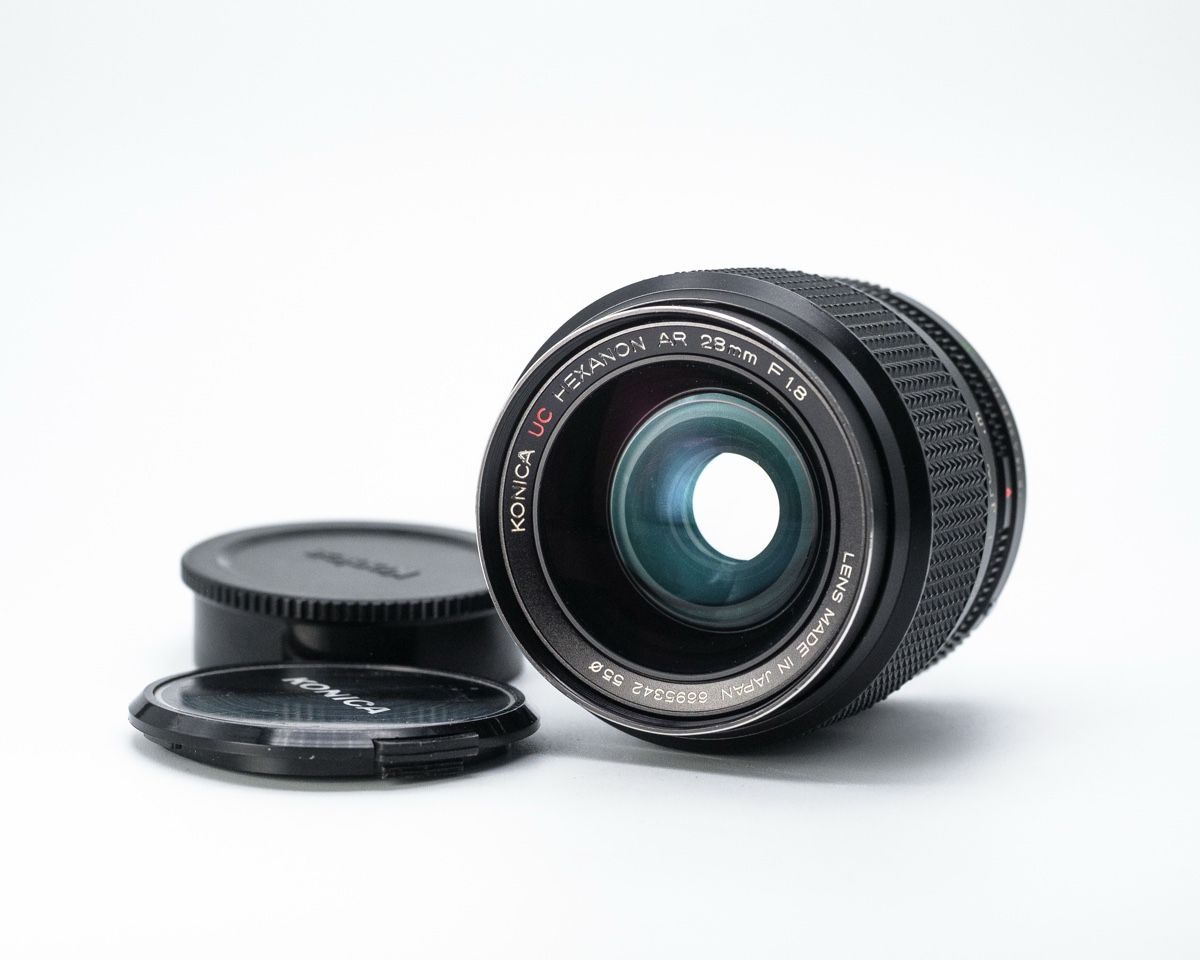 Konica Objektive: Objectif Konica UC Hexanon AR 28mm f1.8 – Gebraucht aus Genève von Supablaz