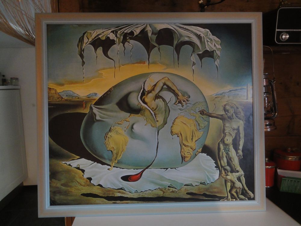 Kunstposter 'Die Versuchung Des Heiligen Antonius' Von Salvador Dali – 70x90 Cm, Leinwanddruck, Für Wohnzimmer & Mehr
