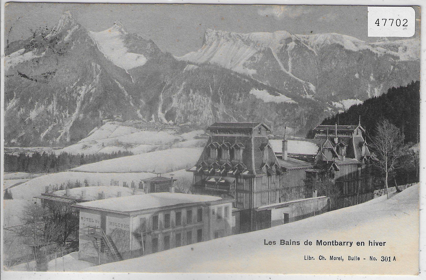 Cartes postales: Les Bains de Montbarry en hiver – D'occasion à Ettingen par Kartenplanet