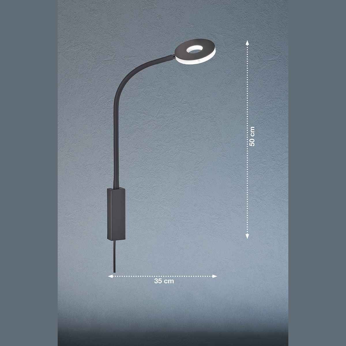 Lampade: LED Bettleuchte, Wandleuchte, 50 cm Höhe – Nuovo (secondo la descrizione) da Kreuzlingen venduto da Smart-Light 2