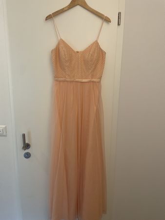 1x getragenes lachsfarbenes Kleid, Grösse XL / 42 Top!