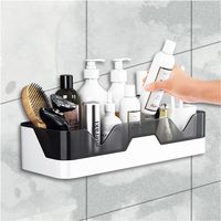 2 Stück Badezimmer Regal Duschregal für Küchen&Badezimmer