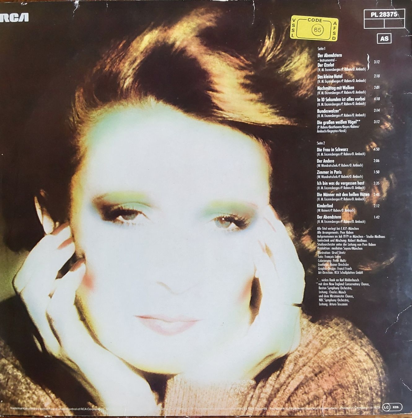 Schallplatten: LP Vinyl - Ingrid Caven - Der Abendstein – Gebraucht aus Villeret von Fil11 1
