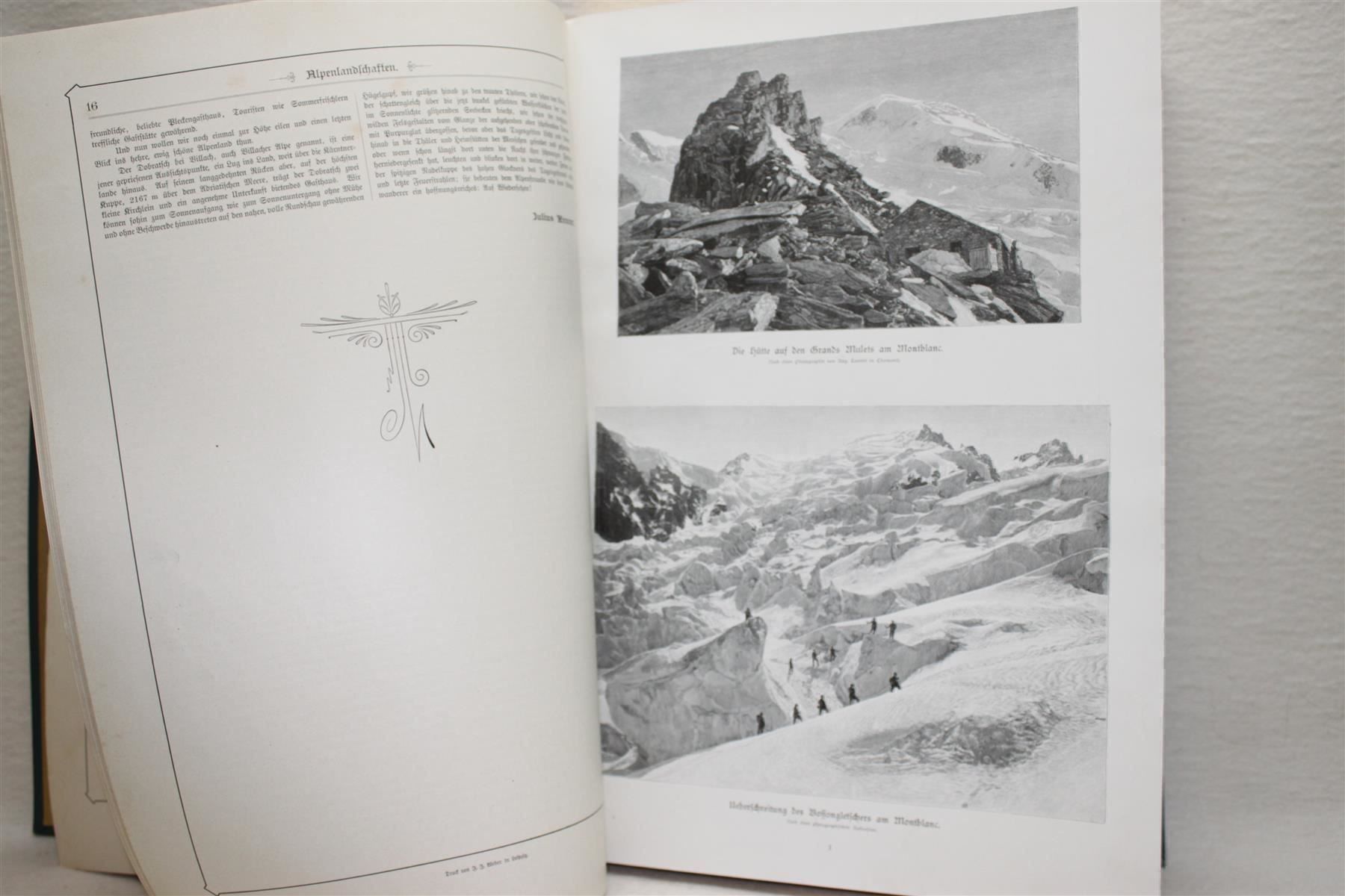 Cartoline postali: Alpenlandschaften ca. 1900 – Usato da Thun venduto da Amye 2