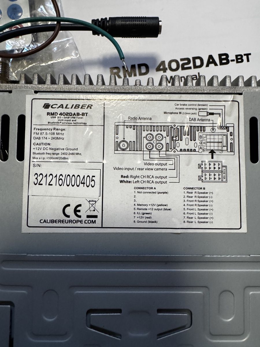 Radio: Caliber RMD 402DAB-BT Autoradio – Usato da Oberbuchsiten venduto da Luethy81 3