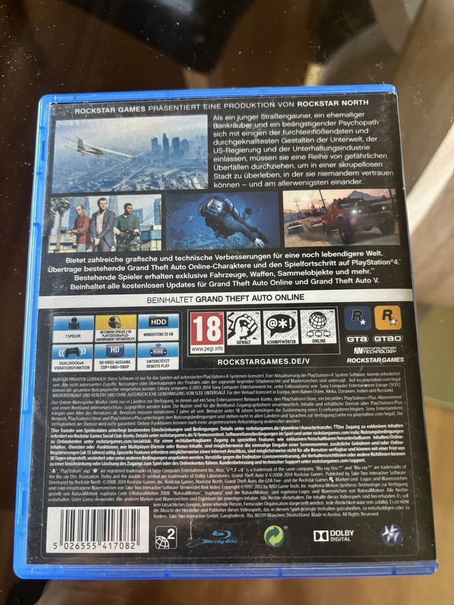 Sony Spiele: GTA 5 - PS4 – Gebraucht aus Lichtensteig von Foka11 1